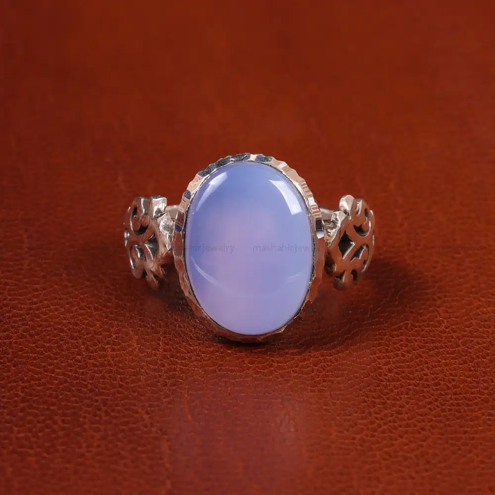 انگشتر عقیق سوسنی مردانه کد 19684