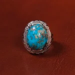 انگشتر فیروزه شجری مردانه کد 19721