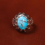 انگشتر فیروزه شجری مردانه کد 19804