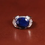 انگشتر یاقوت کبود مردانه کد 19875