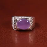 انگشتر عقیق سوسنی مردانه کد 19881