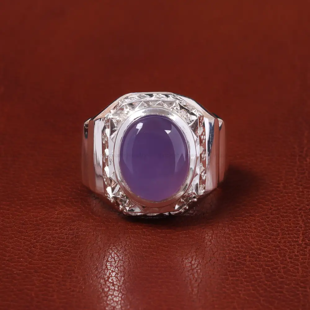 انگشتر عقیق سوسنی مردانه کد 19884