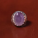 انگشتر عقیق سوسنی مردانه کد 19885