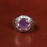 انگشتر عقیق سوسنی مردانه کد 19886