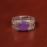 انگشتر عقیق سوسنی مردانه کد 19887