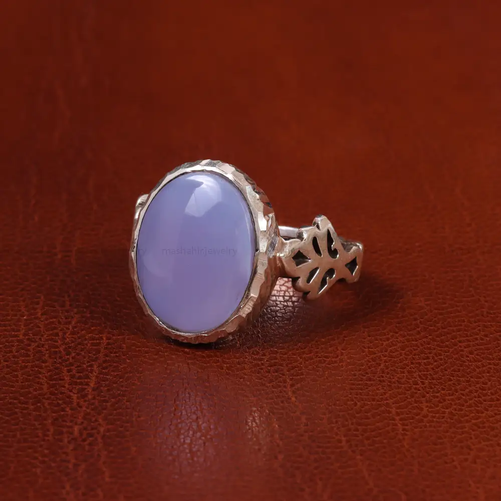 انگشتر عقیق سوسنی مردانه کد 19686