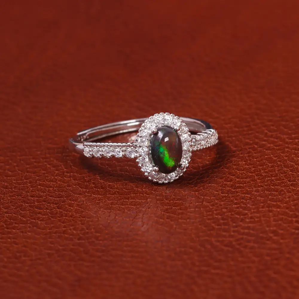 انگشتر اوپال زنانه کد 20031