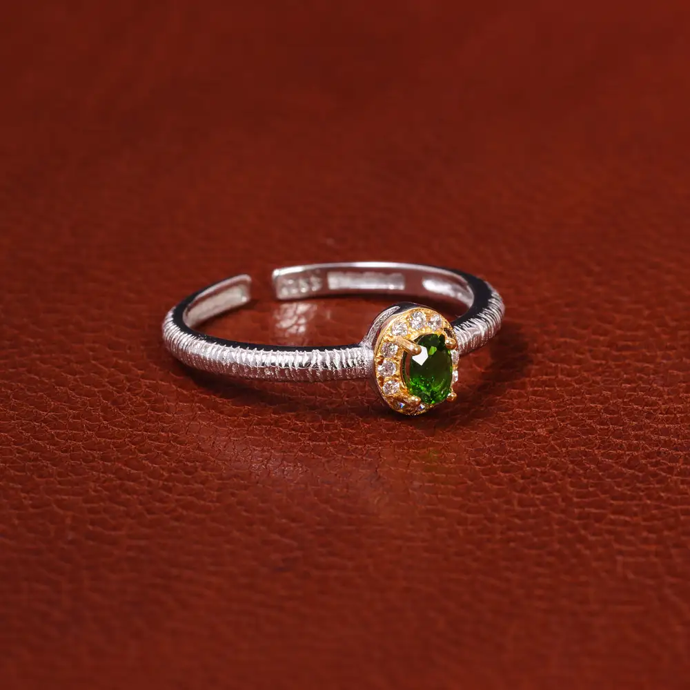 انگشتر زبرجد زنانه کد 20033