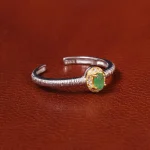 انگشتر زمرد زنانه کد 20052