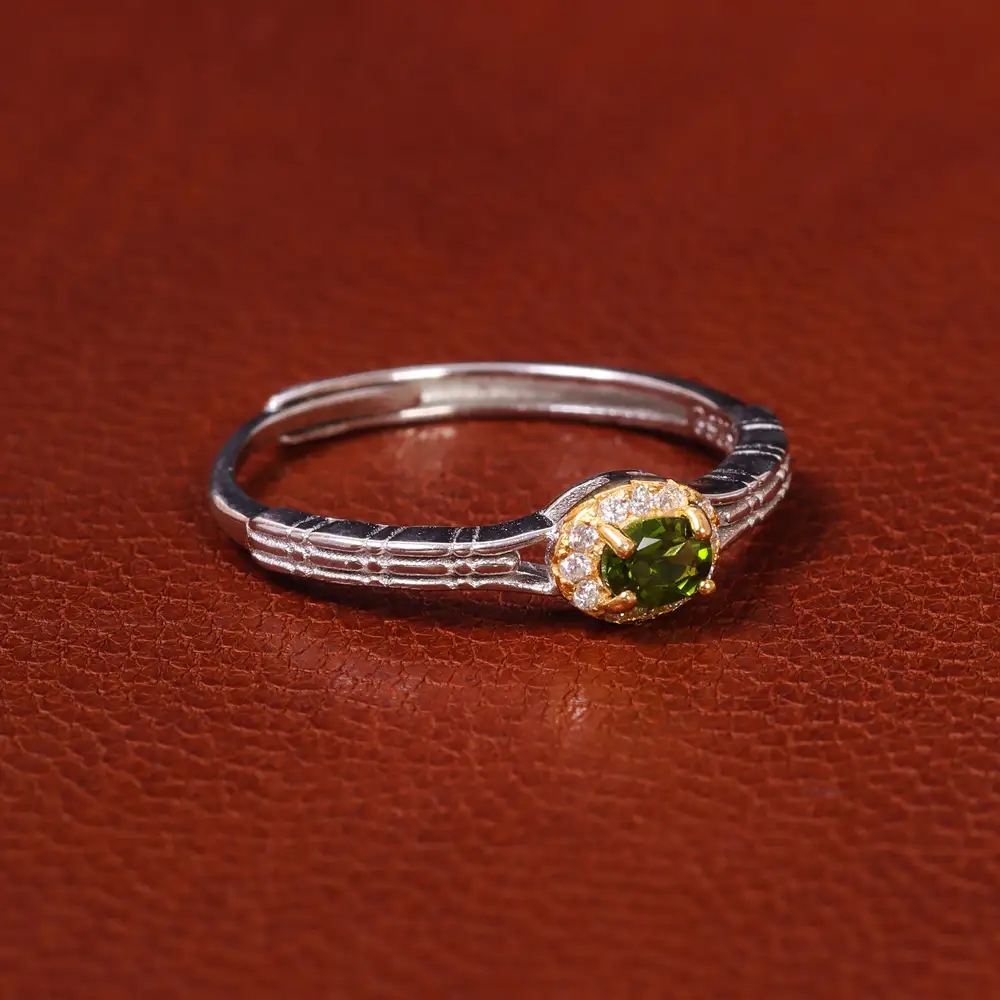 انگشتر زبرجد زنانه کد 20053