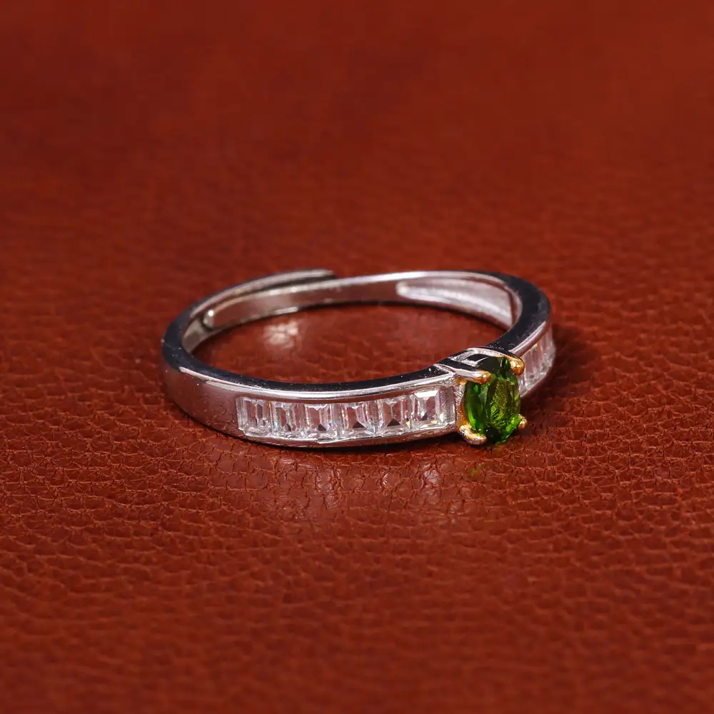 انگشتر زبرجد زنانه کد 20065