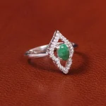 انگشتر زمرد زنانه کد 20071
