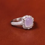 انگشتر عقیق سوسنی زنانه کد 20073