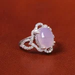 انگشتر عقیق سوسنی زنانه کد 20074