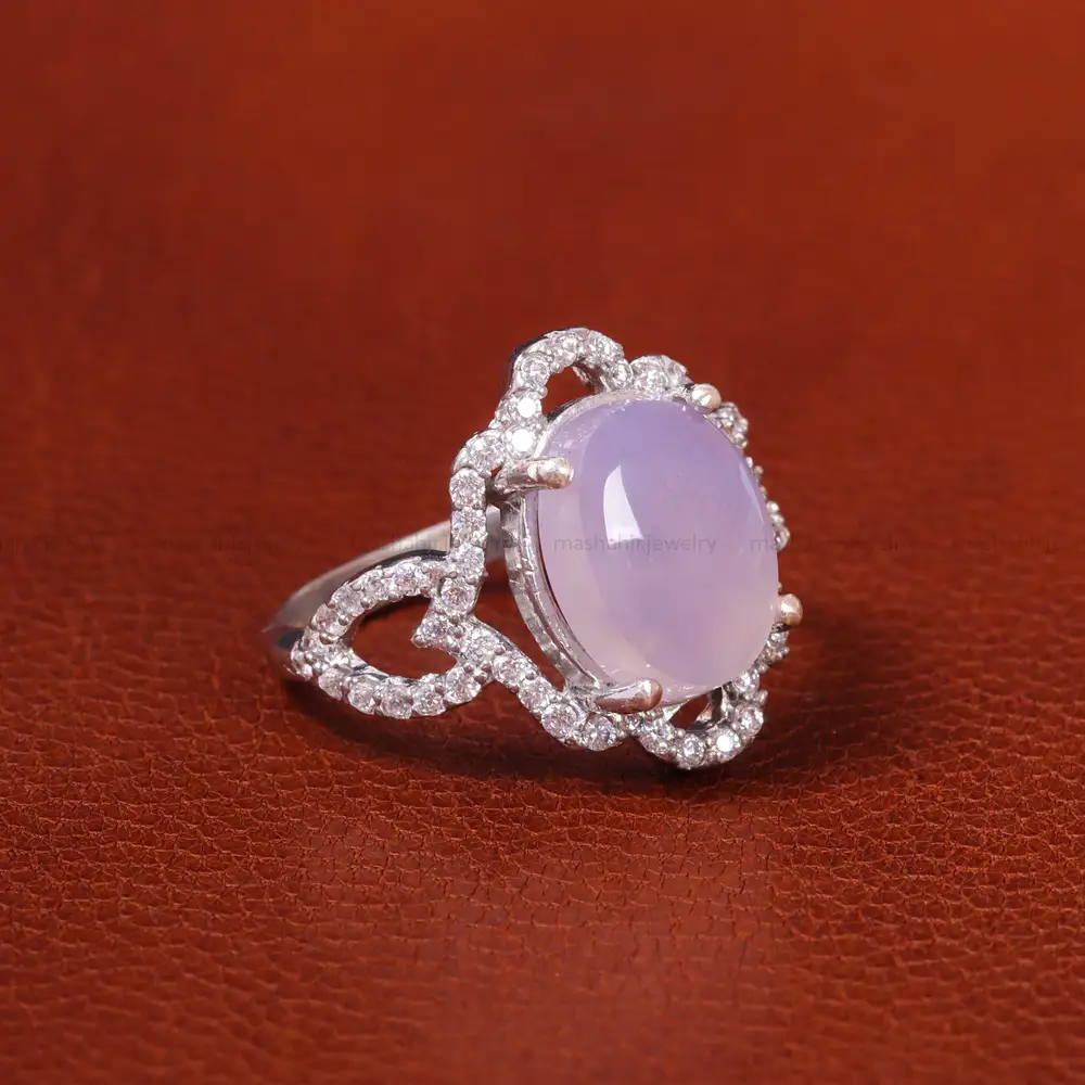 انگشتر عقیق سوسنی زنانه کد 20074