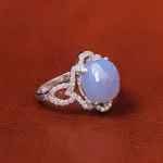 انگشتر عقیق سوسنی زنانه کد 20077