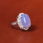 انگشتر عقیق سوسنی زنانه کد 20078