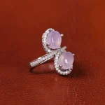 انگشتر عقیق سوسنی زنانه کد 20081