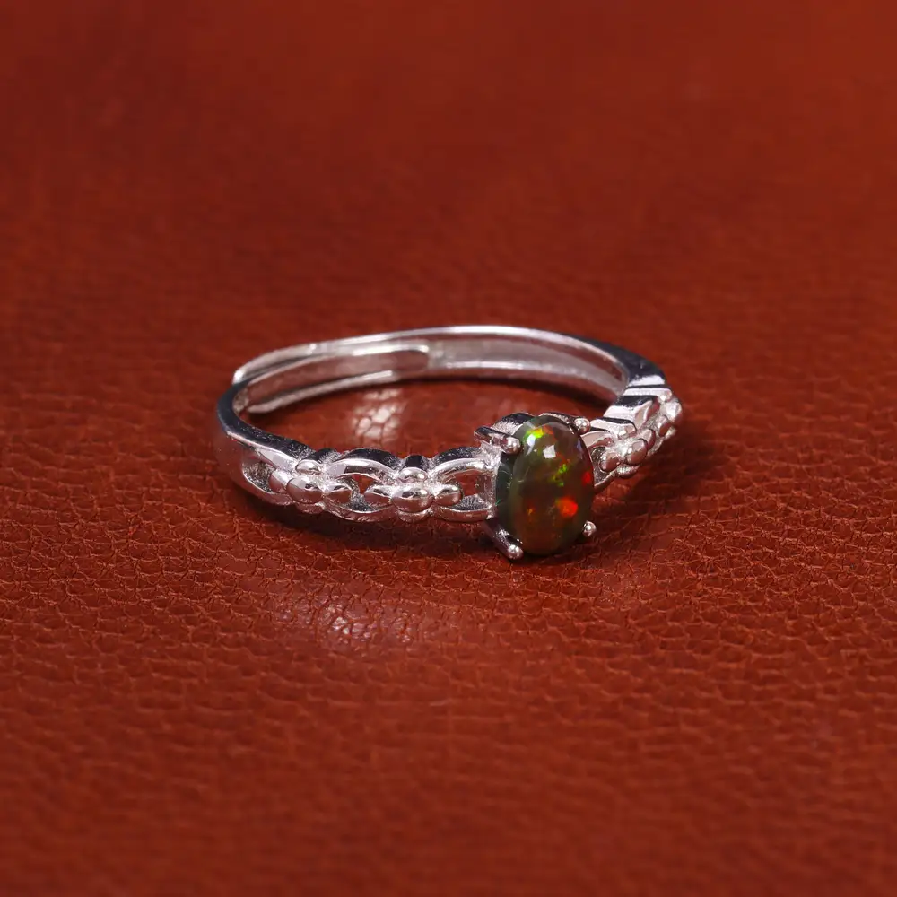 انگشتر اوپال زنانه کد 20117