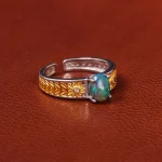 انگشتر اوپال زنانه کد 20125