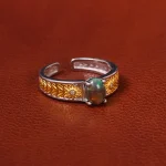 انگشتر اوپال زنانه کد 20127