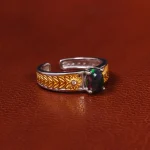 انگشتر اوپال زنانه کد 20129