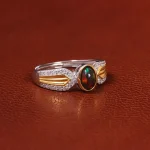 انگشتر اوپال زنانه کد 20133