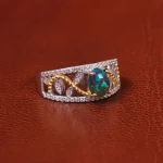 انگشتر اوپال زنانه کد 20146