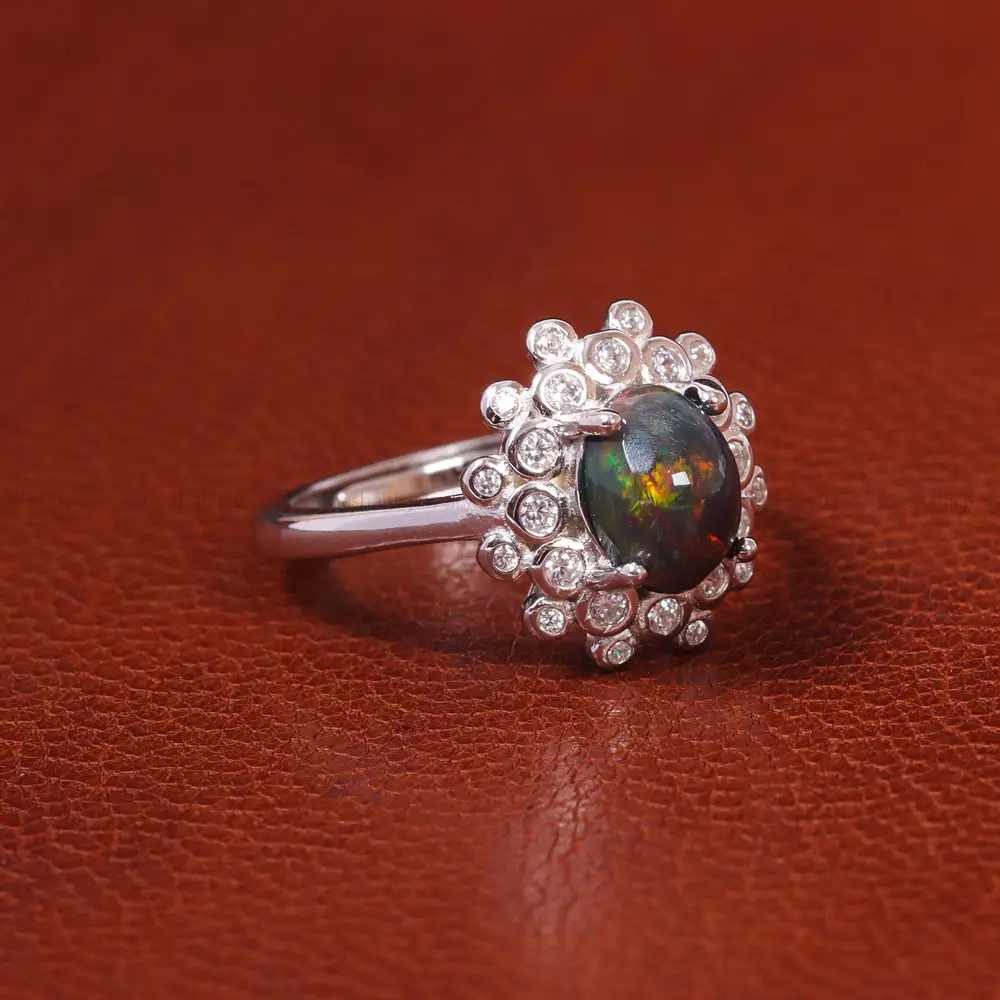 انگشتر اوپال زنانه کد 20154