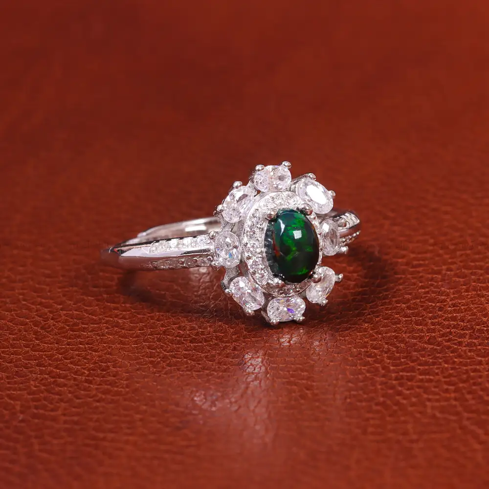 انگشتر اوپال زنانه کد 20158