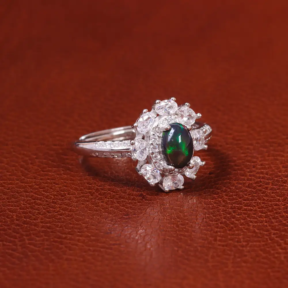 انگشتر اوپال زنانه کد 20163