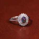 انگشتر اوپال زنانه کد 20165