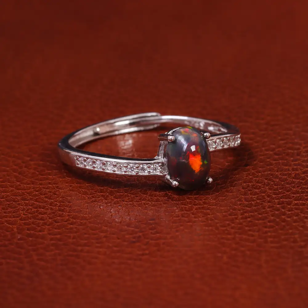 انگشتر اوپال زنانه کد 20173