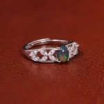 انگشتر اوپال زنانه کد 20175