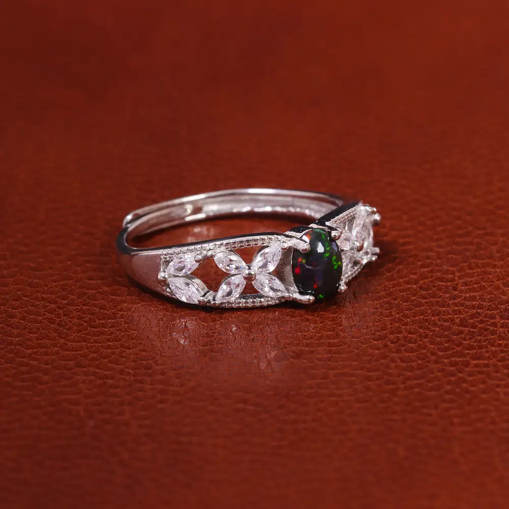 انگشتر اوپال زنانه کد 20178