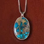 گردنبند فیروزه شجری کد 20383