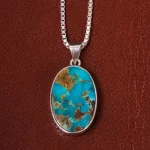 گردنبند فیروزه شجری کد 20390