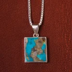 گردنبند فیروزه شجری کد 20391