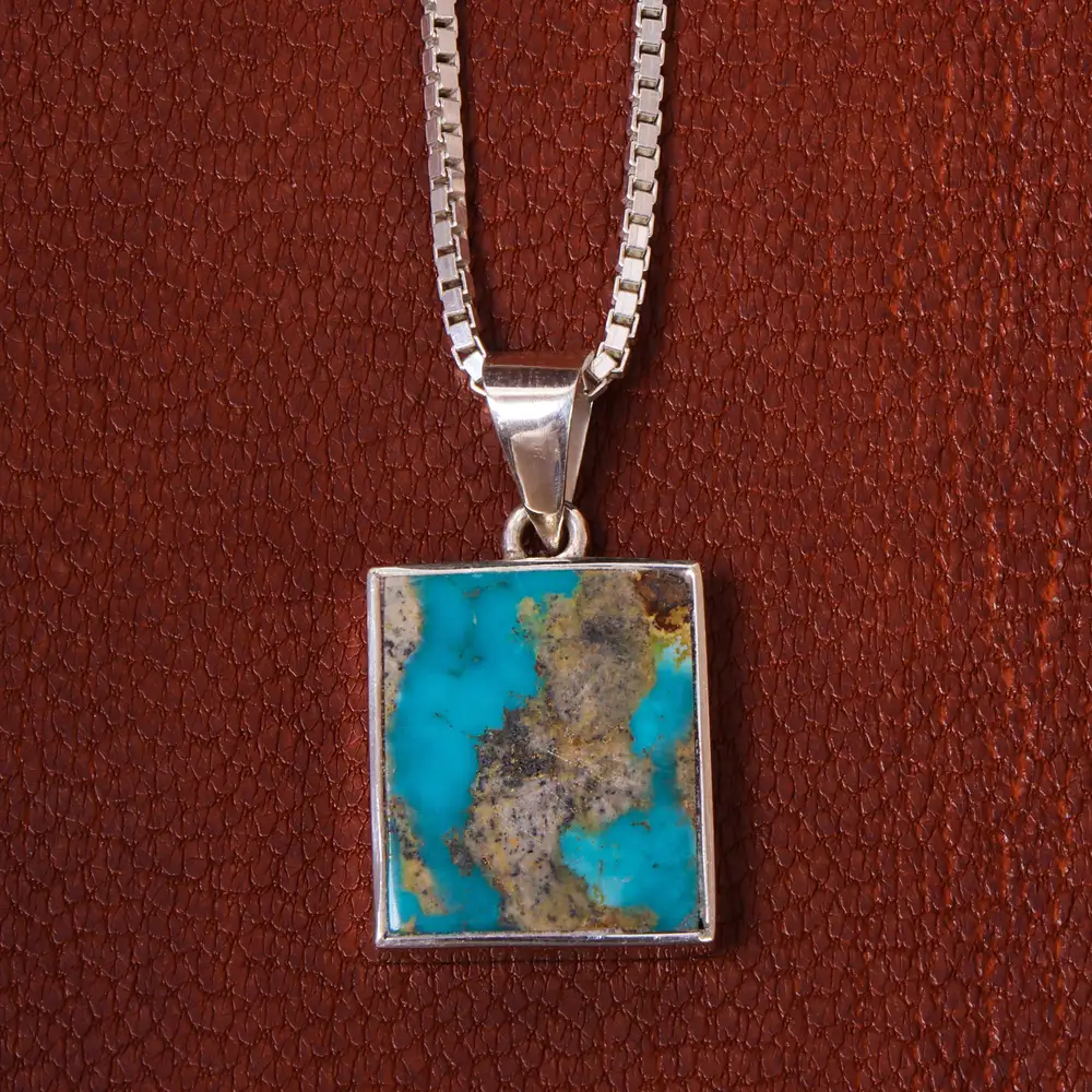 گردنبند فیروزه شجری کد 20391