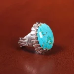 انگشتر فیروزه شجری مردانه کد 20632