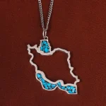 گردنبند فیروزه کوب کد 20676