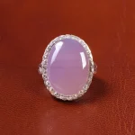 انگشتر عقیق سوسنی مردانه کد 20024