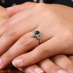 انگشتر اوپال زنانه کد 20029