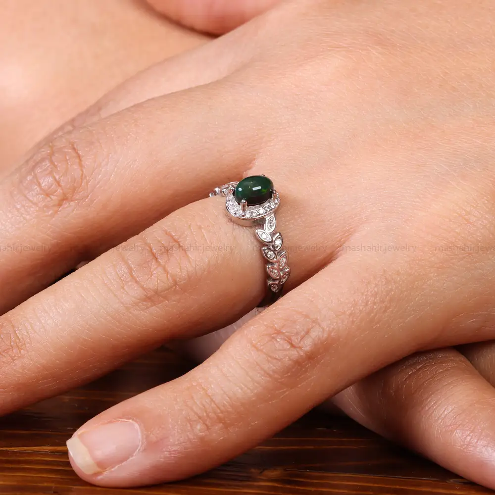 انگشتر اوپال زنانه کد 20097