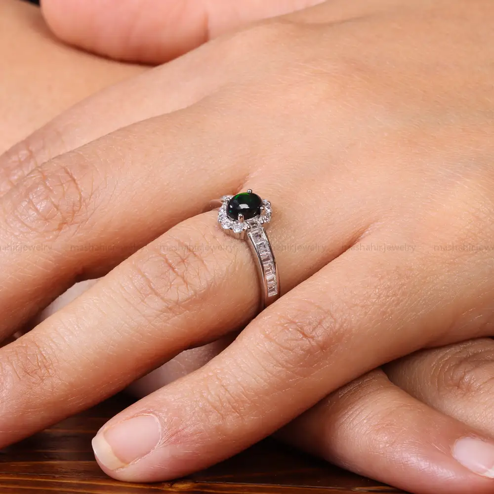 انگشتر اوپال زنانه کد 20120