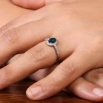 انگشتر اوپال زنانه کد 20123