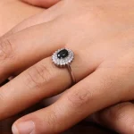 انگشتر اوپال زنانه کد 20137