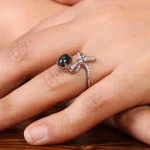 انگشتر اوپال زنانه کد 20139