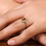 انگشتر اوپال زنانه کد 20144