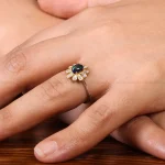 انگشتر اوپال زنانه کد 20147